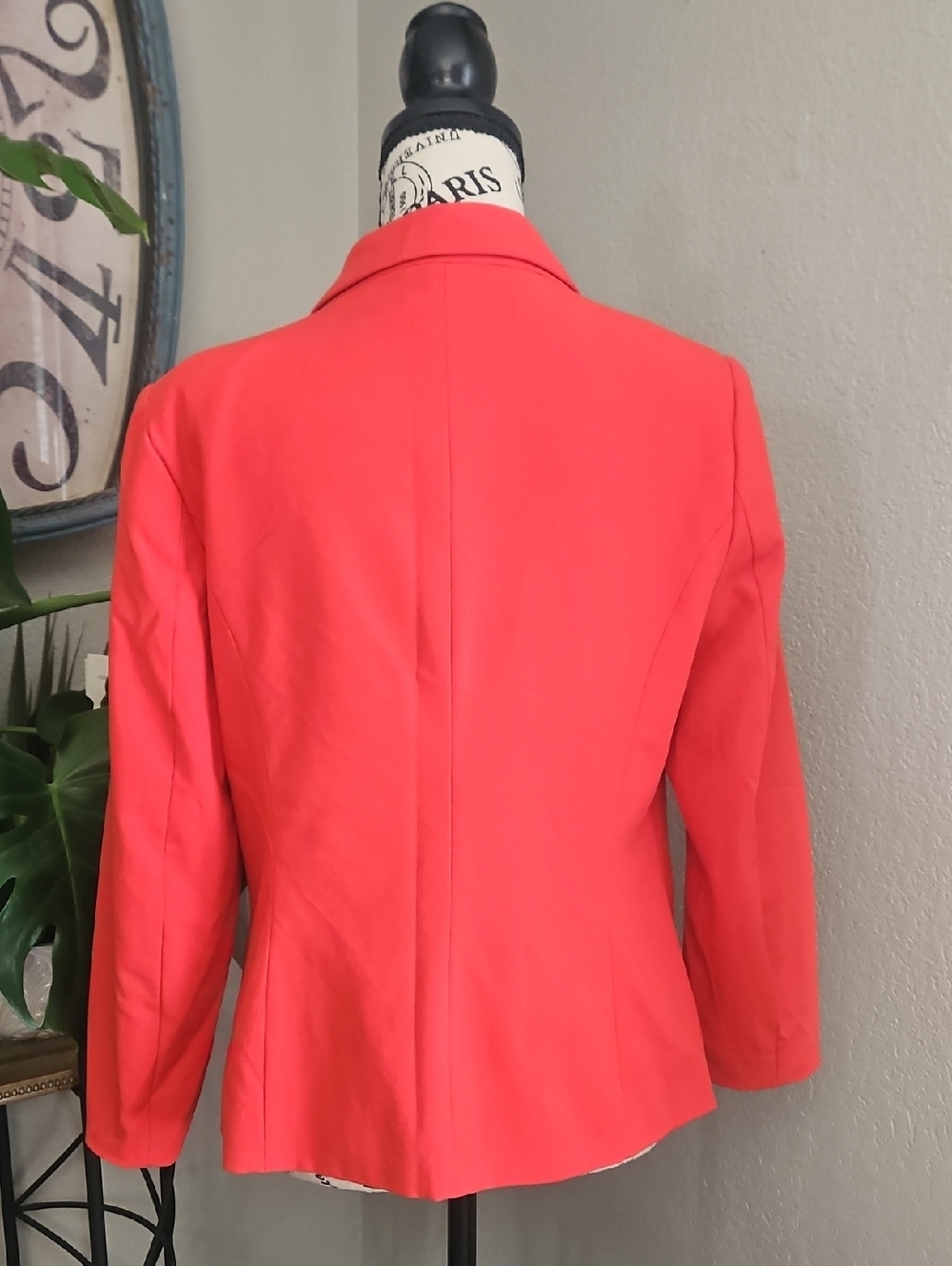 Kensie Women's Red Single-Button Blazer Size Large - Picture 3 of 6